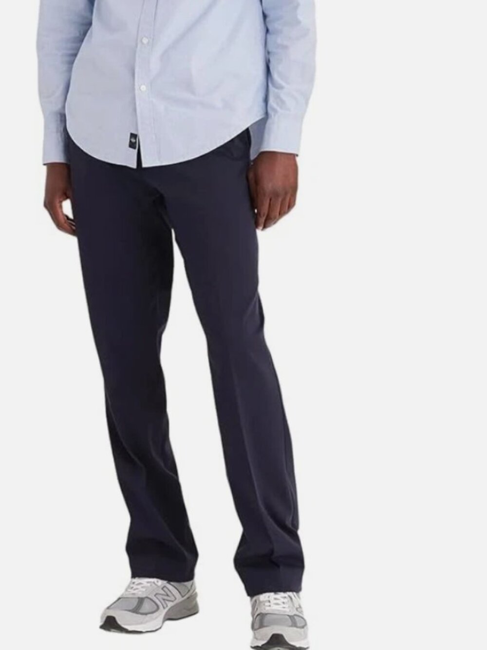 Dockers Mens Classic Fit Easy Khaki Pants in Navy Size 36x32 New